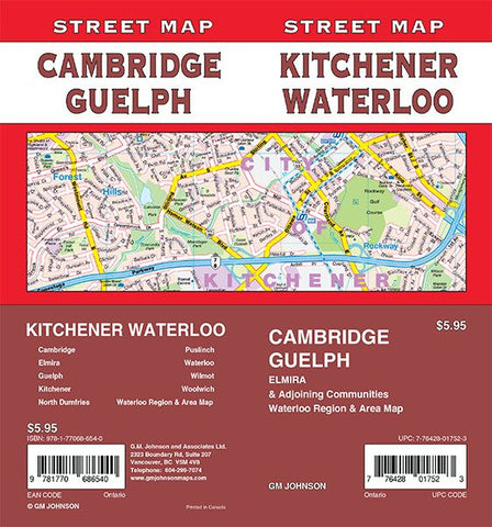 Kitchener / Waterloo GM Johnson Map