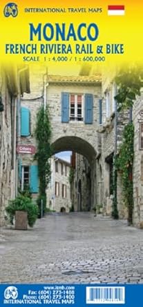 Monaco & French Riviera ITM Map 1e