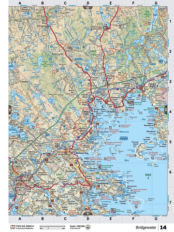 Bridgewater Backroad Map