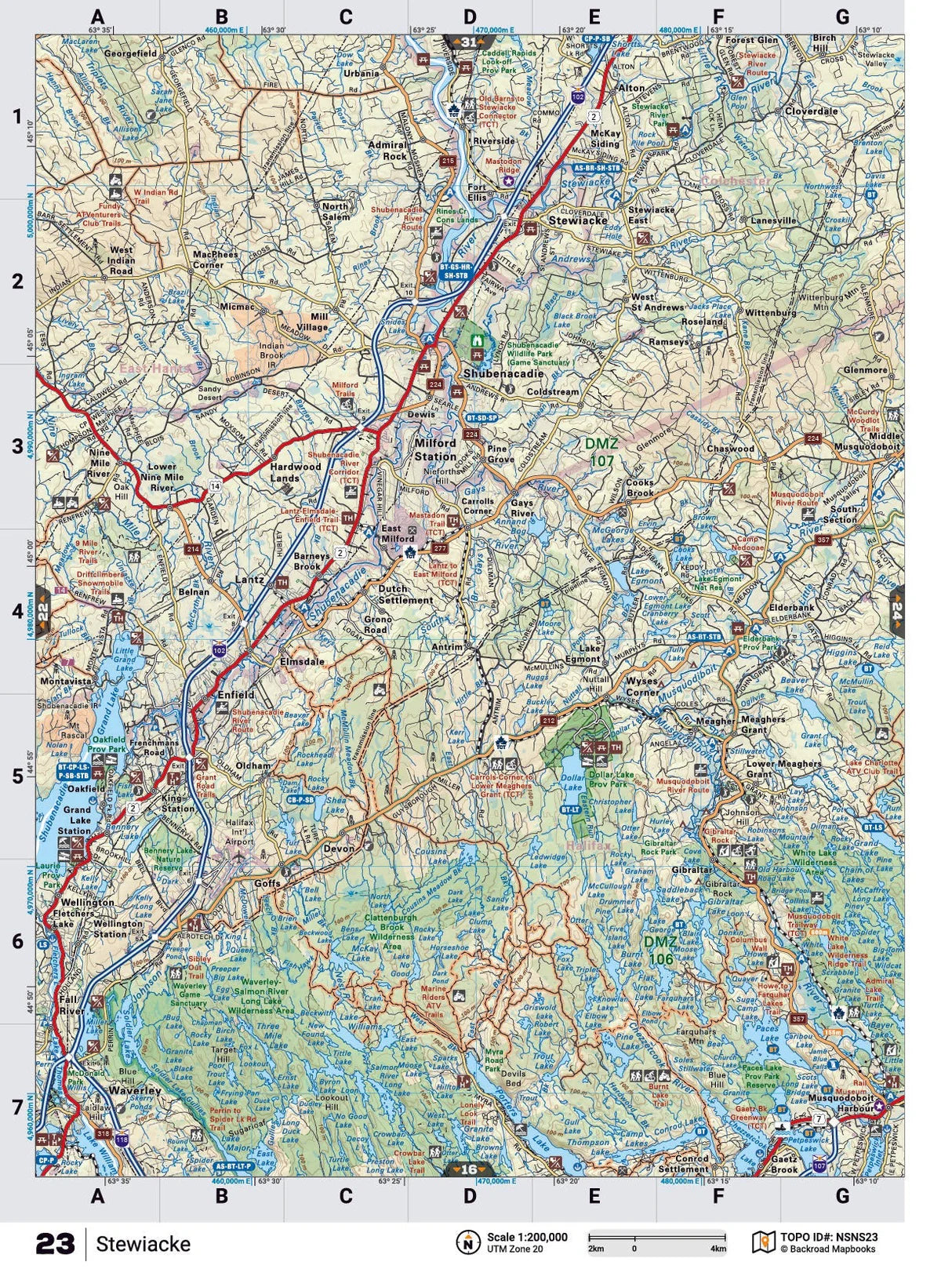 Stewiacke Backroad Map