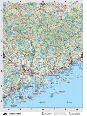 Sheet Harbour Backroad Map
