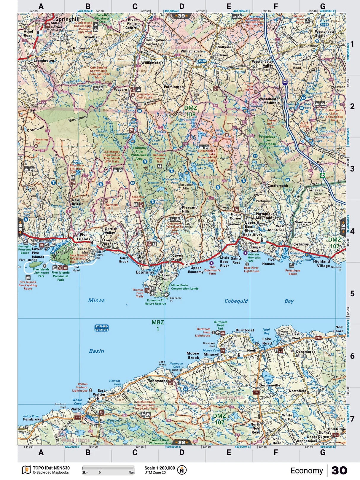Economy Backroad Map