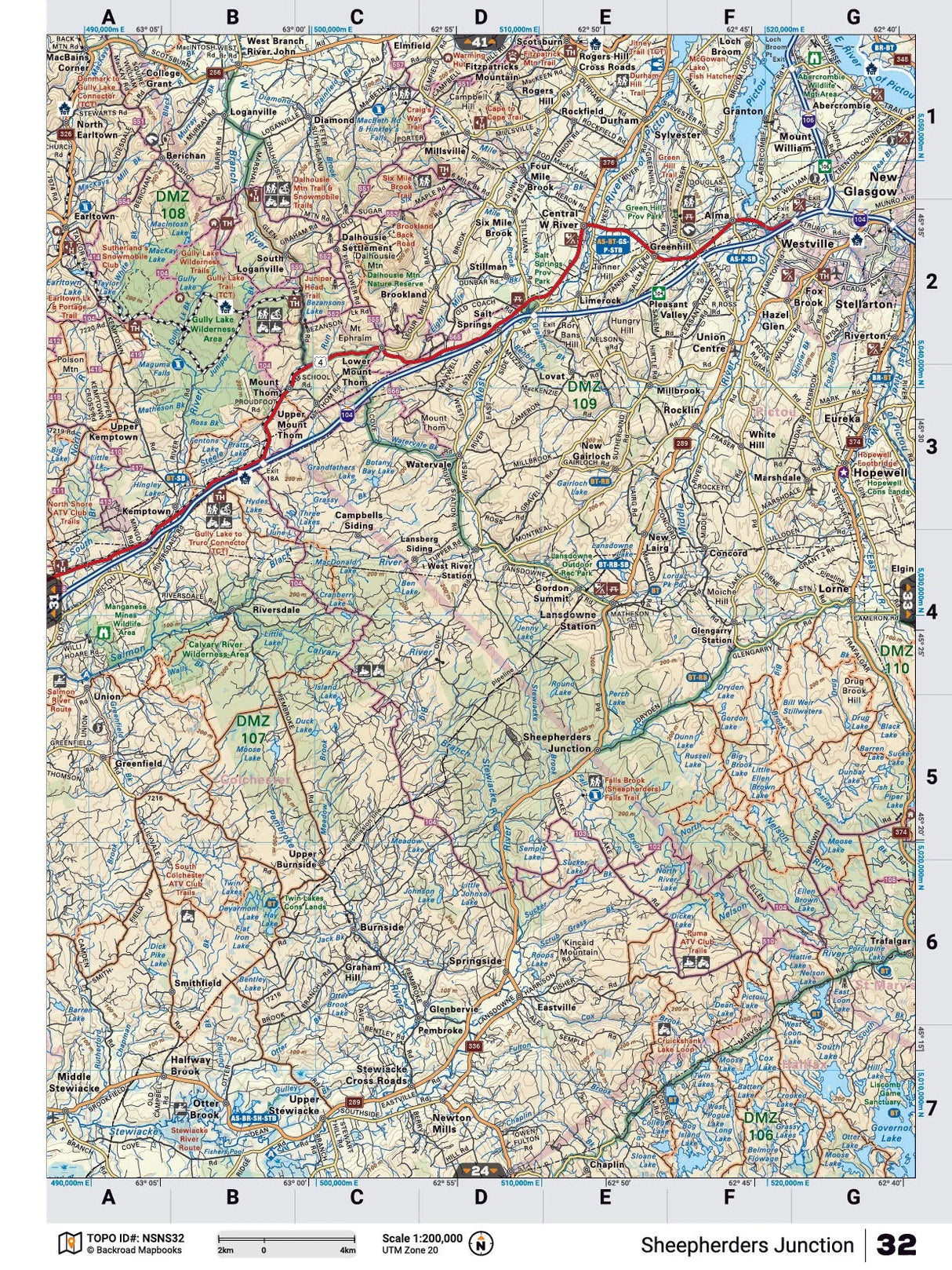 Sheepherders Junction Backroad Map