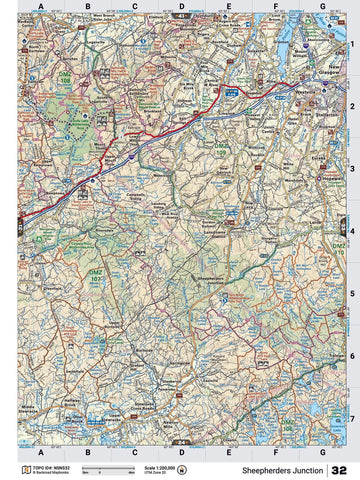 Sheepherders Junction Backroad Map