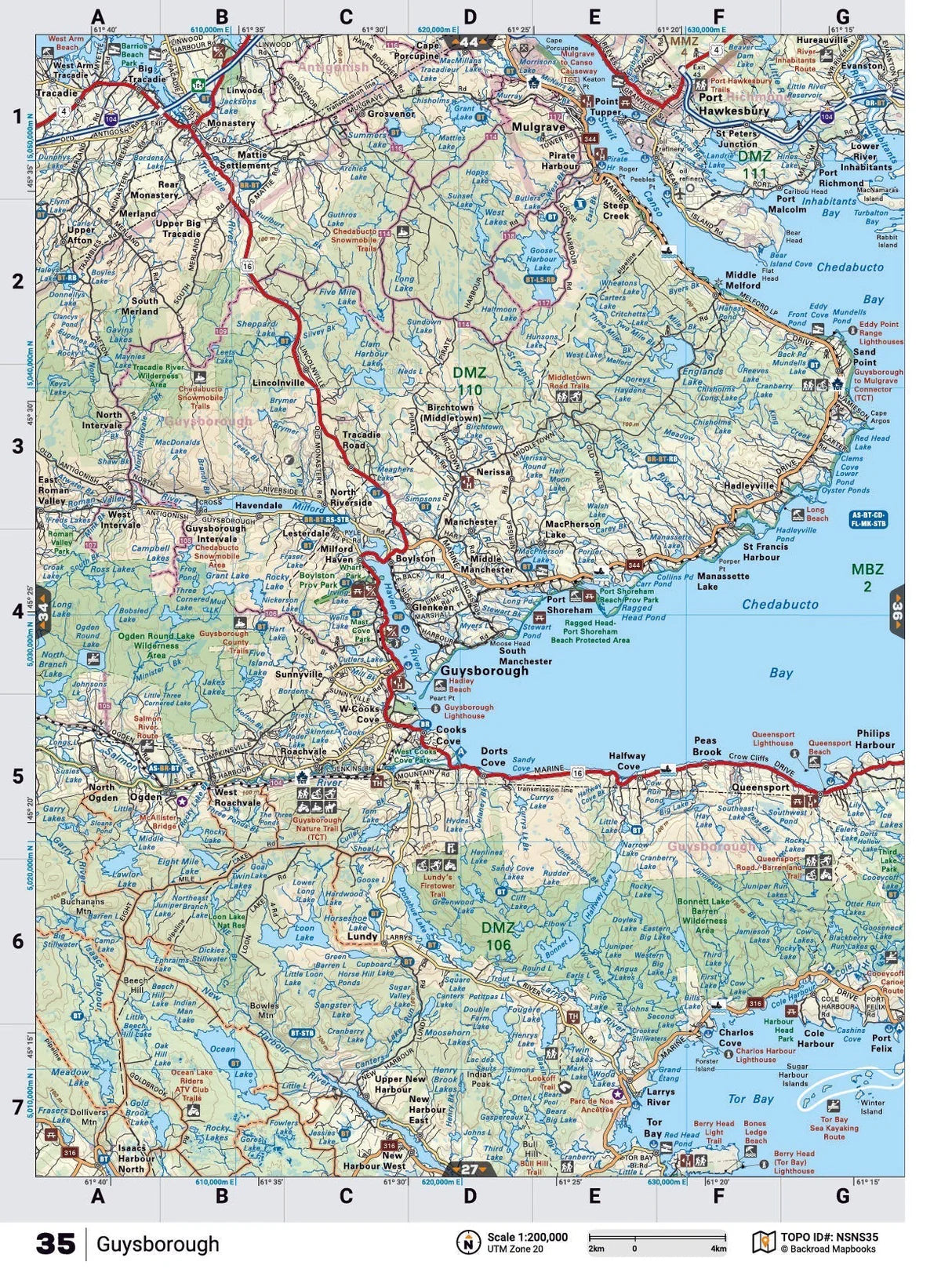 Guysborough Backroad Map