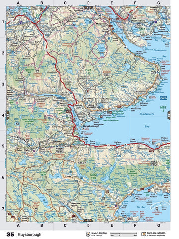 Guysborough Backroad Map