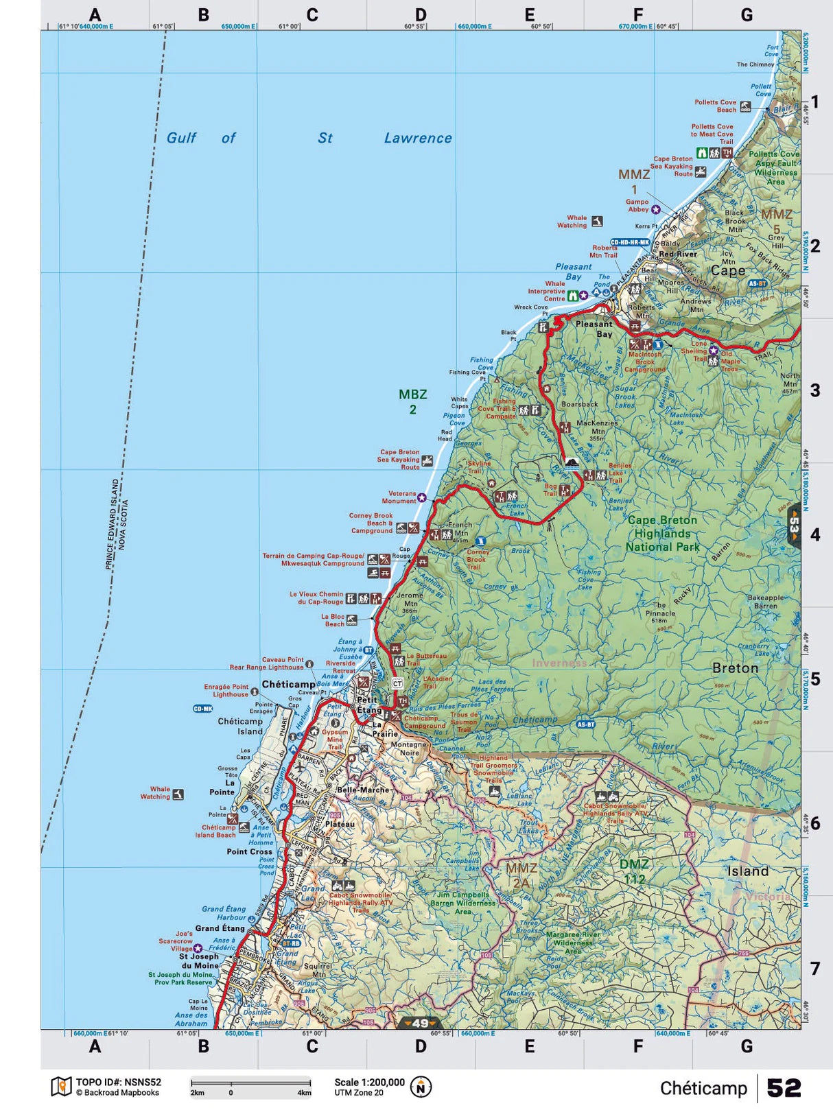 Chéticamp Backroad Map