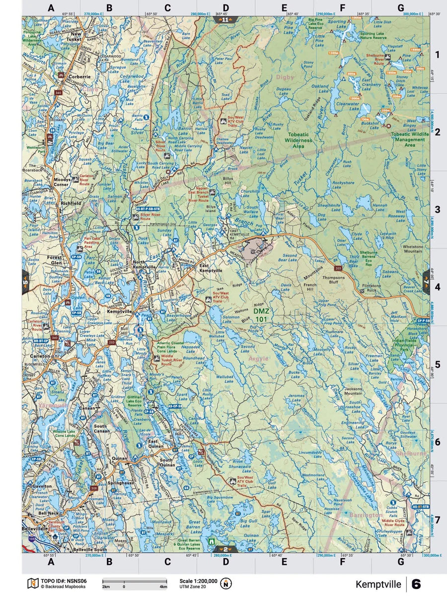 Kemptville Backroad Map