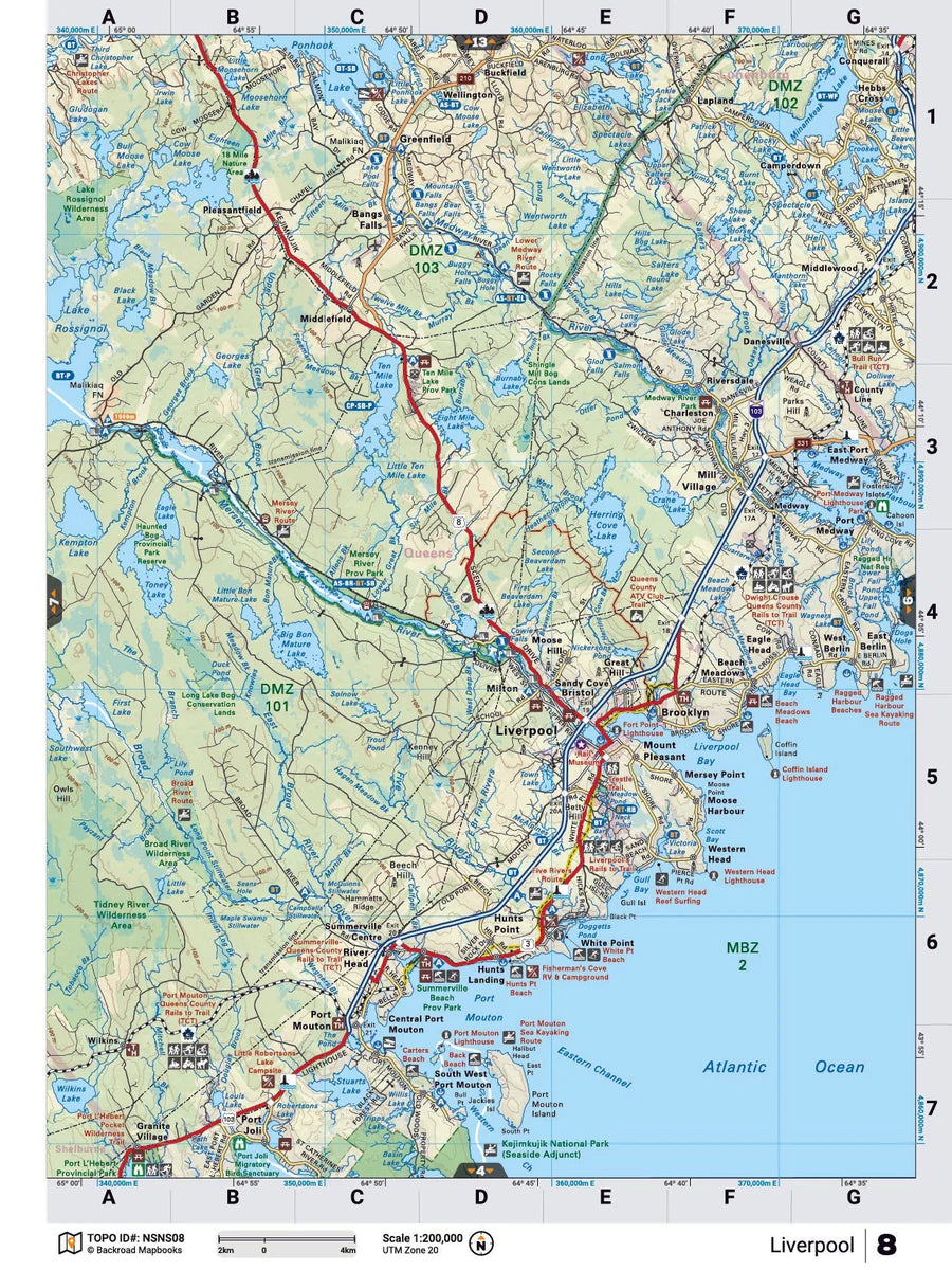Liverpool Backroad Map