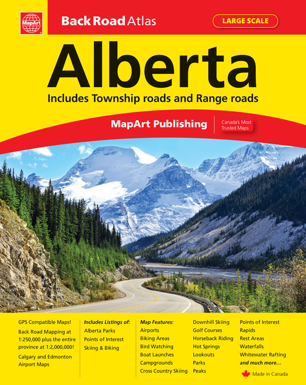 MapArt Alberta Road Atlas