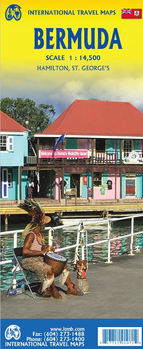 Bermuda ITM Travel Map 6e