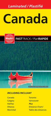 Canada Fast Track Laminated Map