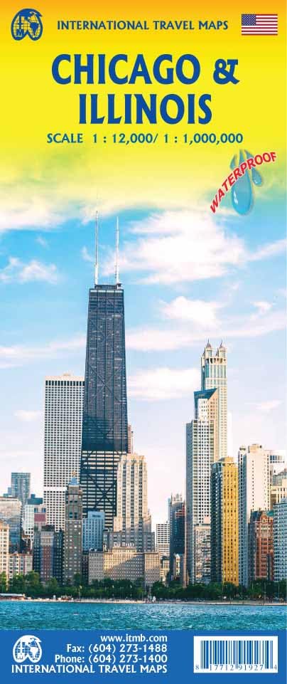 Chicago & Lake Michigan ITM Travel Map 4e