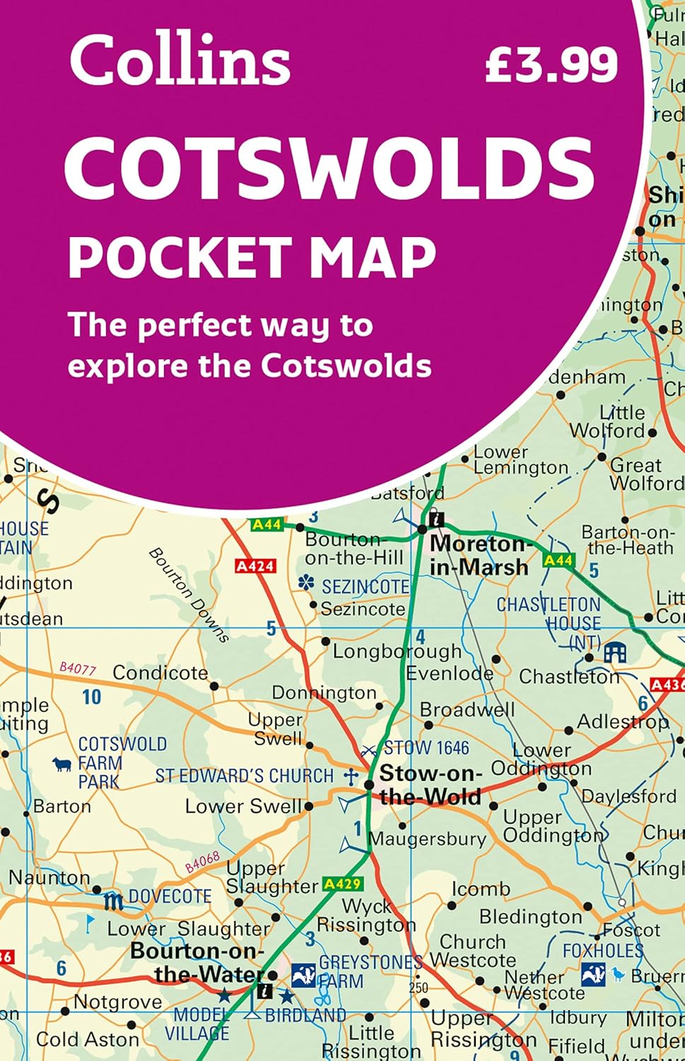Cotswolds Collins Pocket Map