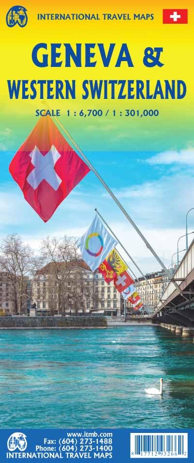 Geneva & Western Switzerland ITM Map 4e