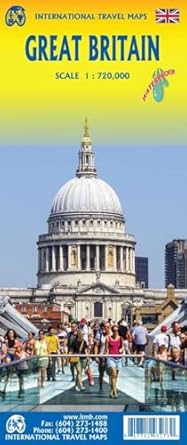 Great Britain  ITM Travel Map 4e