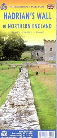 Hadrians Wall & England North ITM Map 1e