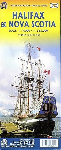 Halifax & Nova Scotia ITM Travel Map 1e