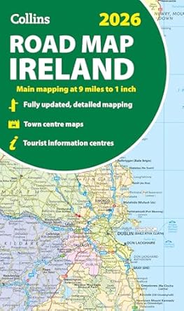 Ireland Collins Road Map