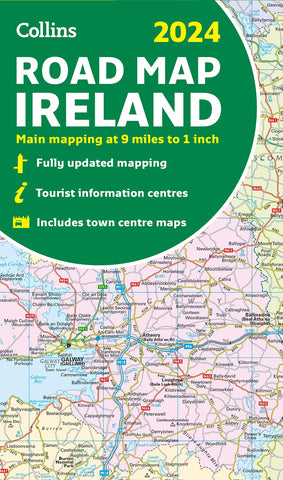 Ireland Collins Road Map
