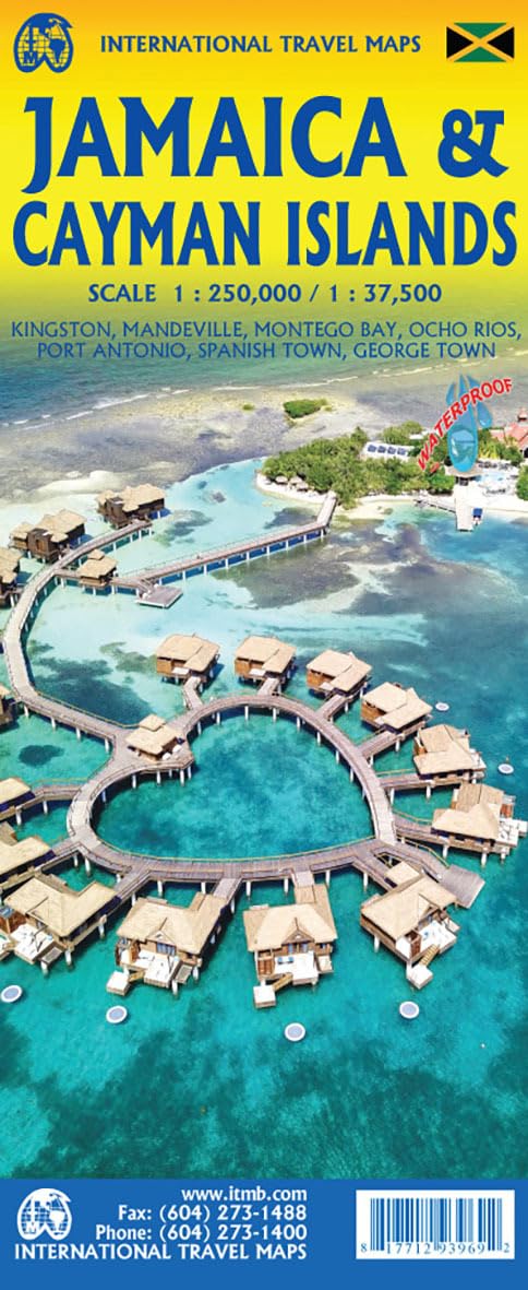 Jamaica & Cayman Islands ITM Map 7e
