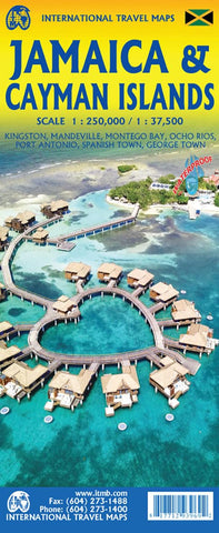 Jamaica & Cayman Islands ITM Map 7e