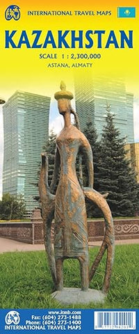 Kazakhstan ITM Travel Map 4e