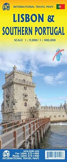 Lisbon & Southern Portugal ITM Map 2e