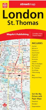 London (Ontario) MapArt Map