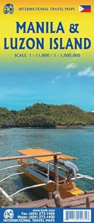 Manila & Luzon Island ITM Travel Map 2e