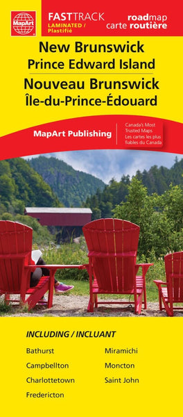 New Brunswick & PEI Fast Track Map | Maps & More