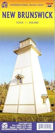 New Brunswick ITM Travel Map 3e