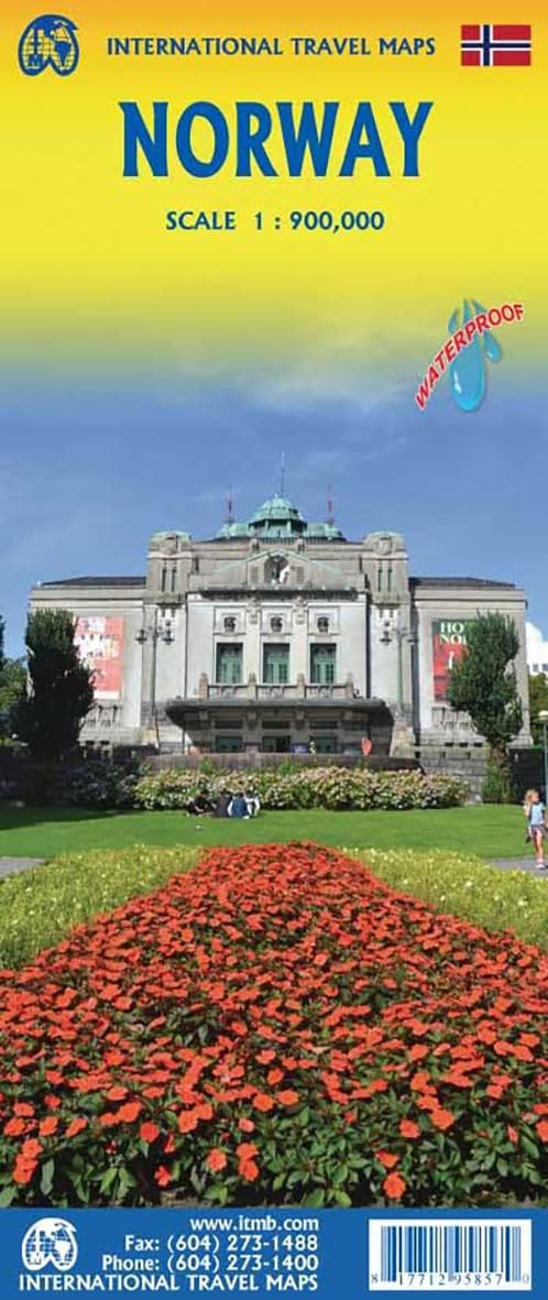 Norway ITM Travel Map 5e