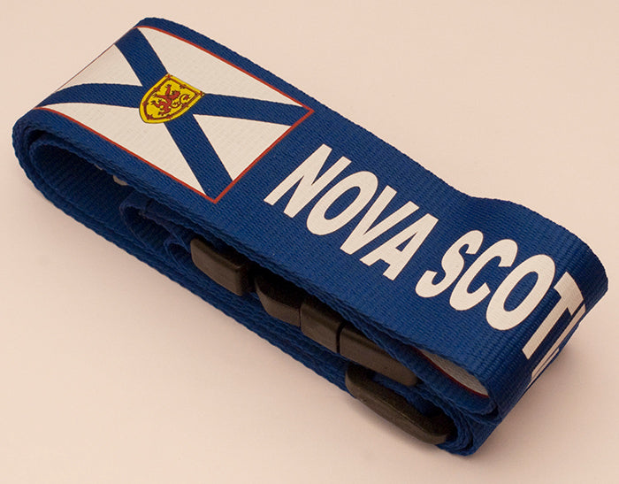 Nova Scotia Luggage Strap Blue