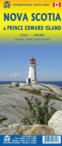 Nova Scotia & PEI  ITM Travel Map 4e