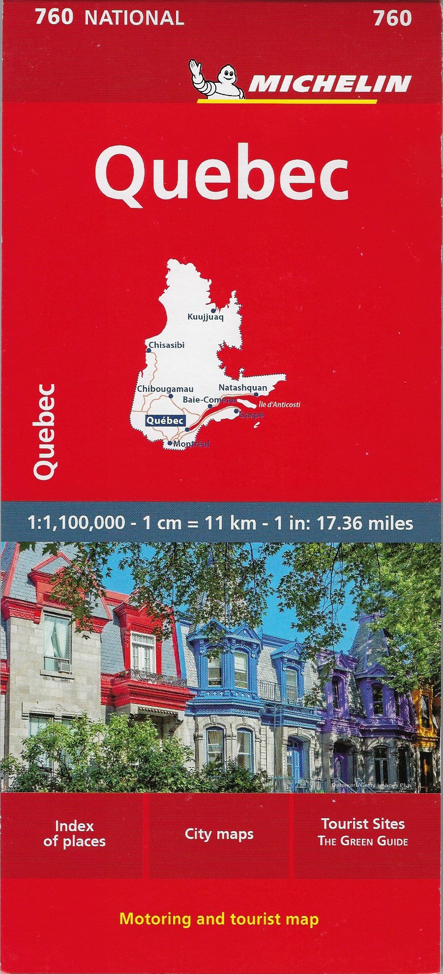 Quebec Province Michelin Map 760