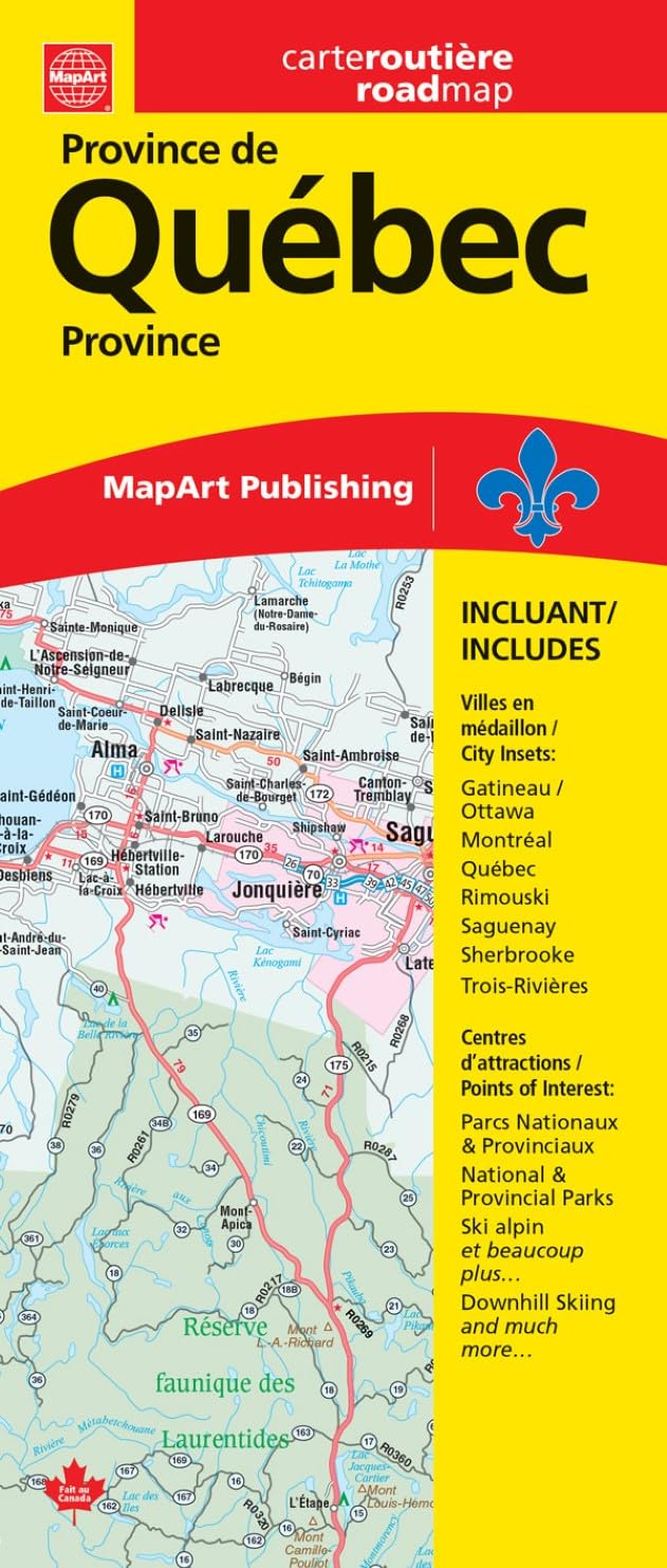 Quebec Province MapArt Map