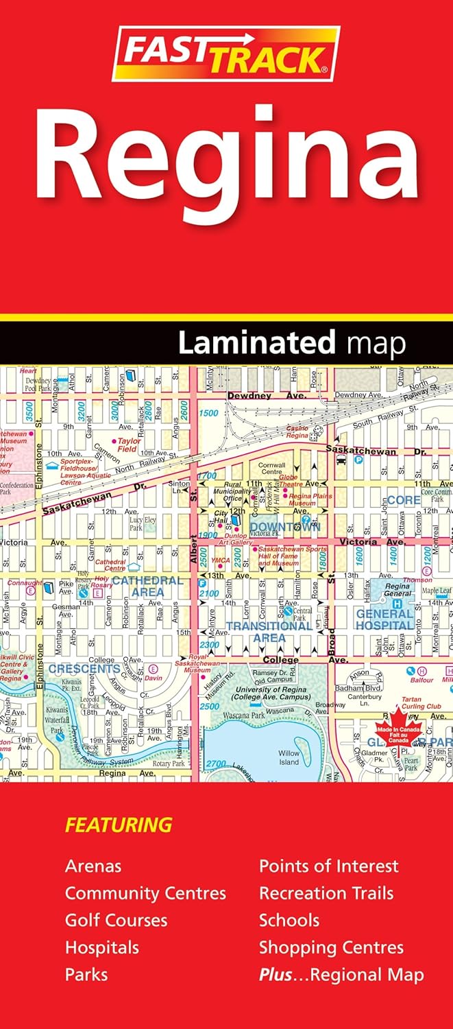 Regina Fast Track MapArt Map