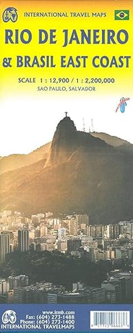 Rio de Janeiro & Brazil East Coast ITM Travel Map