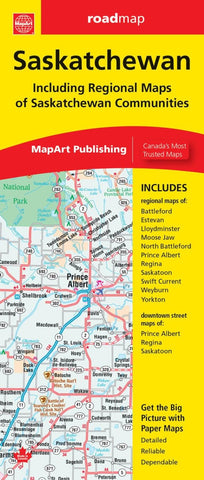 Saskatchewan MapArt Map