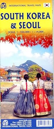 South Korea & Seoul ITM Travel Map 6e