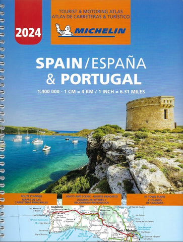 Spain & Portugal Michelin Road Atlas 2024
