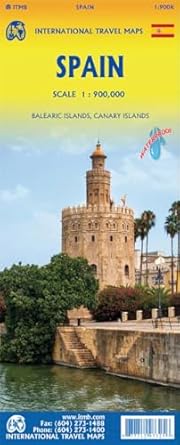 Spain ITM Travel Map 4e