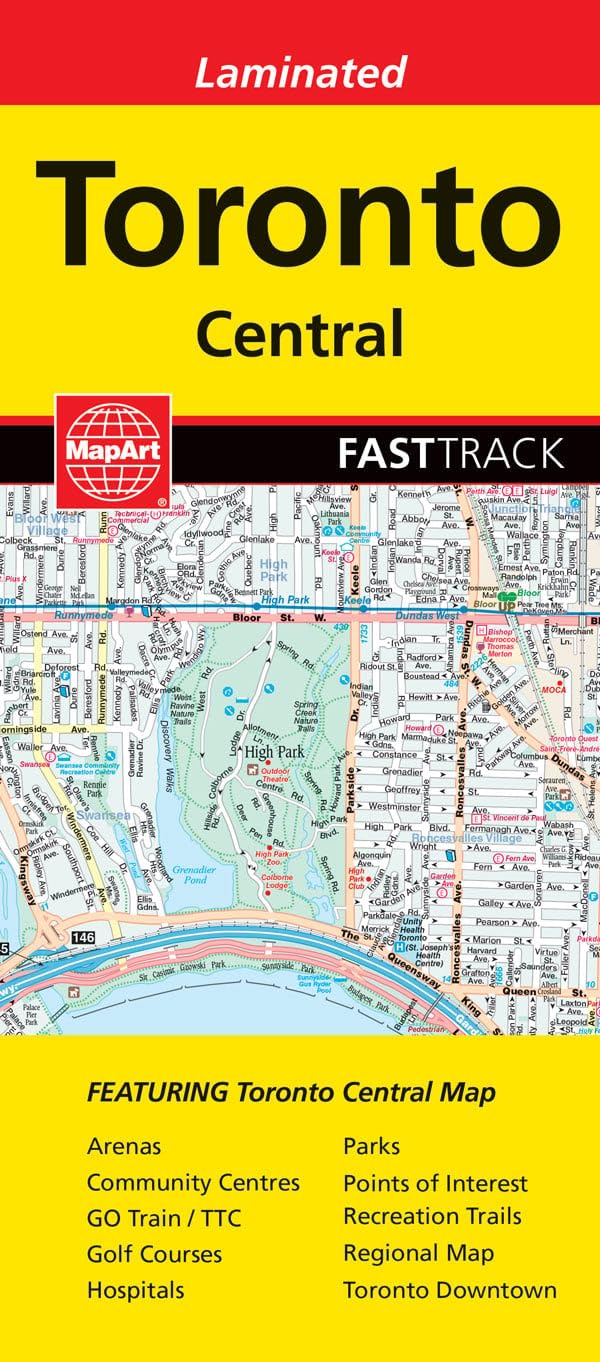 Toronto Fast Track MapArt Map