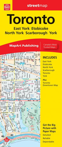 Toronto MapArt Map