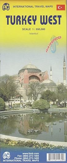Turkey West ITM Travel Map