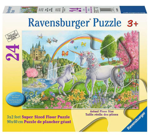 Prancing Unicorns Floor Puzzle 24pcs