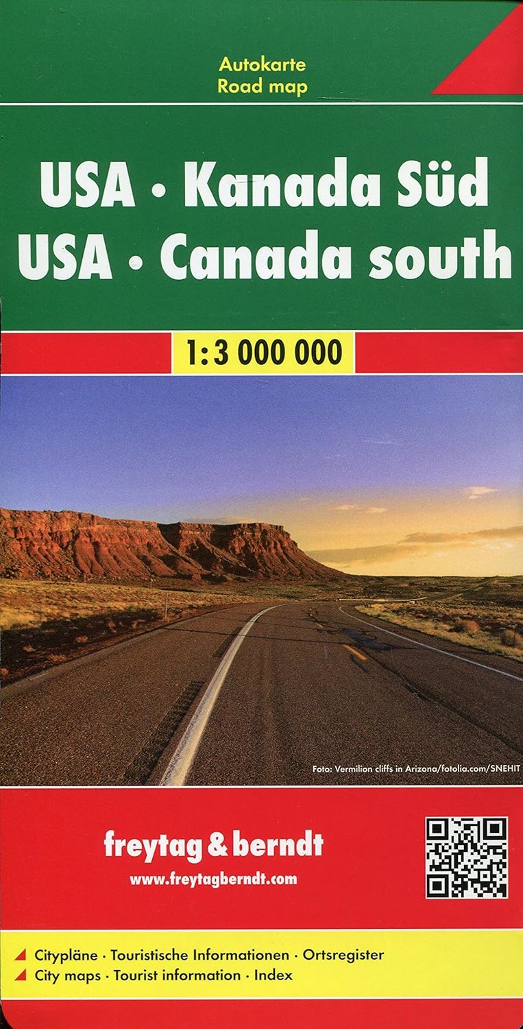 USA & Canada South FB Travel Map