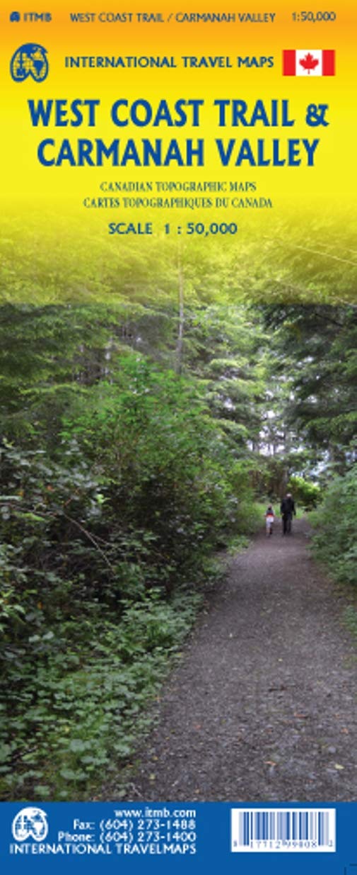 West Coast Trail ITM Travel Map 5e