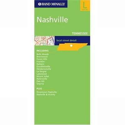 Nashville Rand McNally Street Map